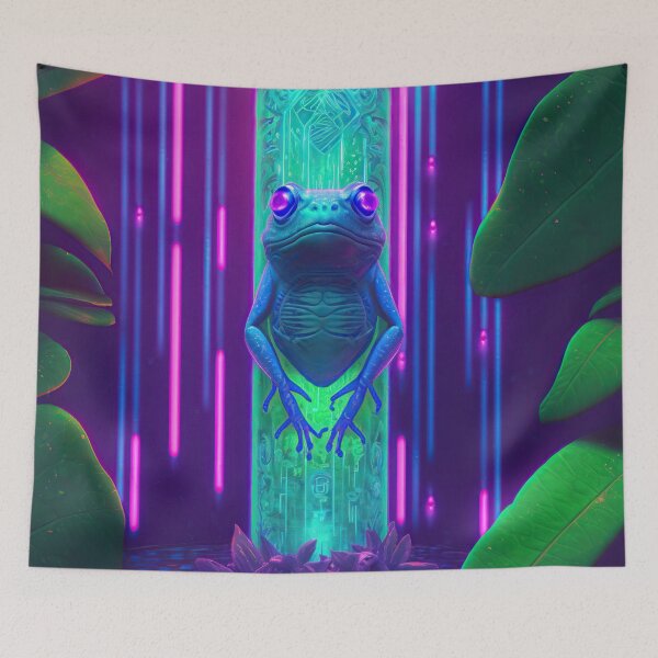 Item preview, futuristic frog designed and sold by IA-Power.