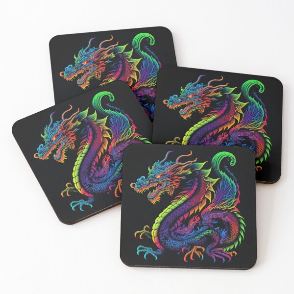 Item preview, Rainbow Japanese Water Dragon designed and sold by Soda-Pop-Art-87.