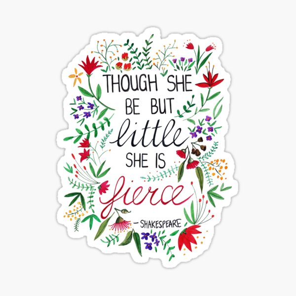 She Is Fierce Sticker