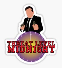 Threat Level Midnight Sticker