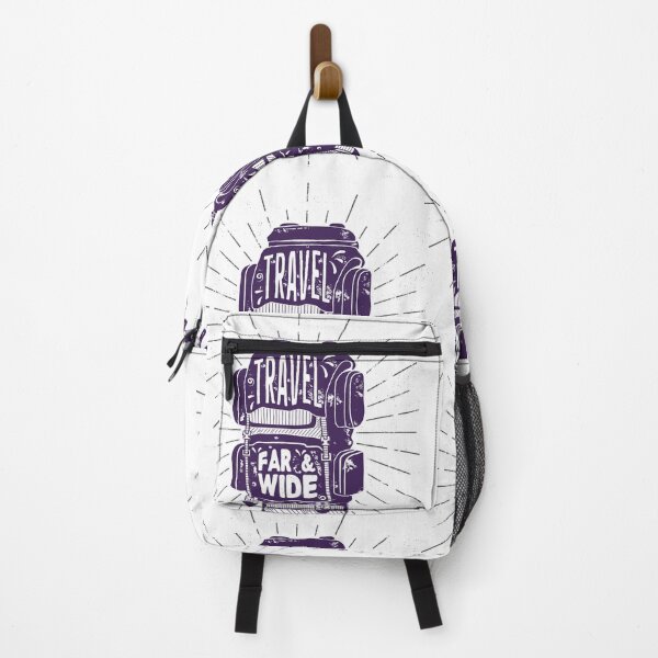 Item preview, Travel far and wide backpack design designed and sold by t1n3333.