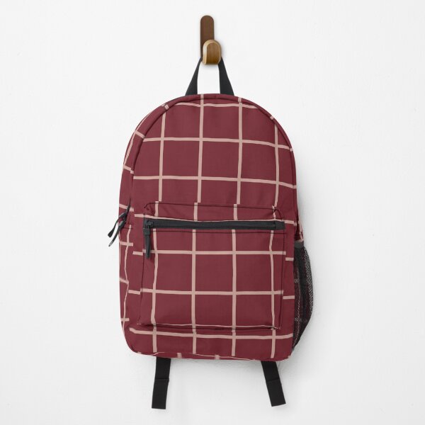 Item preview, Grid Burgundy and Tan designed and sold by tonymagnerart.