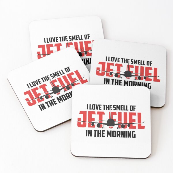 Item preview, I Love the Smell of Jet Fuel in The Morning - Aviator Funny Quote w designed and sold by Ikaroots.