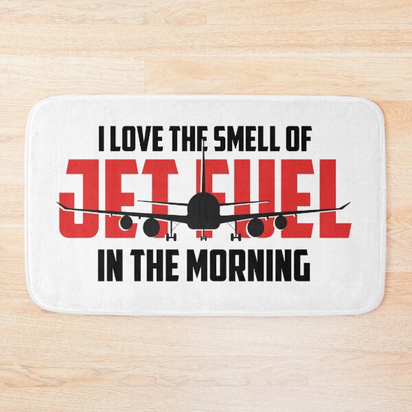 Item preview, I Love the Smell of Jet Fuel in The Morning - Aviator Funny Quote w designed and sold by Ikaroots.