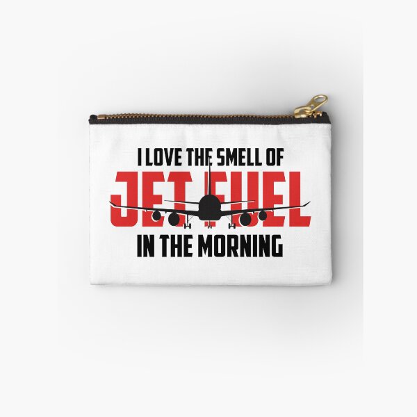 Item preview, I Love the Smell of Jet Fuel in The Morning - Aviator Funny Quote w designed and sold by Ikaroots.