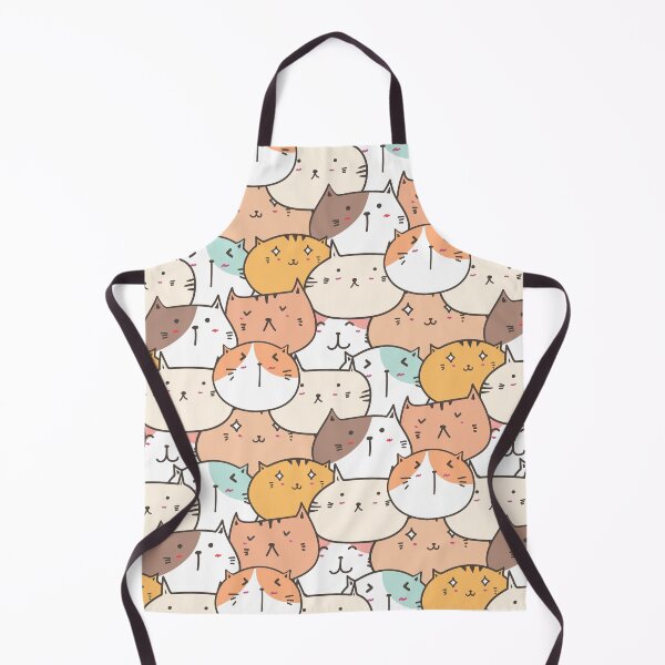 Item preview, Cat Kittens Cute Pattern Design With Cats in Various Poses Fun Funny Design designed and sold by ivaostrogonac.