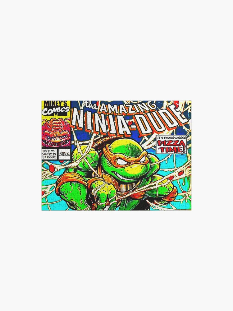 Teenage Mutant Ninja Turtles Classic Retro Logo Jigsaw Puzzle by