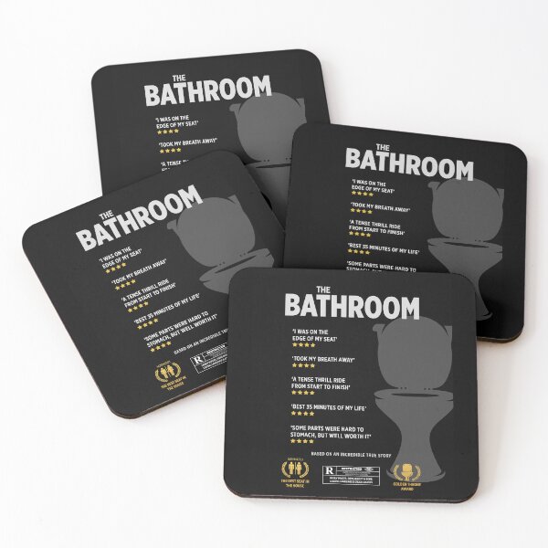 Item preview, The Bathroom Comedy Parody Movie Poster Funny Sign designed and sold by BrianSmith84.