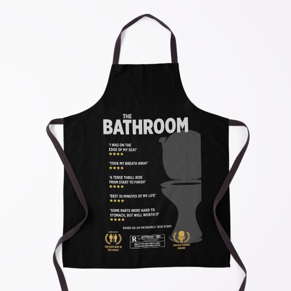 Item preview, The Bathroom Comedy Parody Movie Poster Funny Sign designed and sold by BrianSmith84.