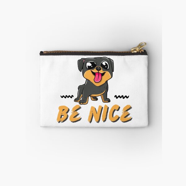 Item preview, white cute dog be nice designed and sold by ARUN VASWANI.