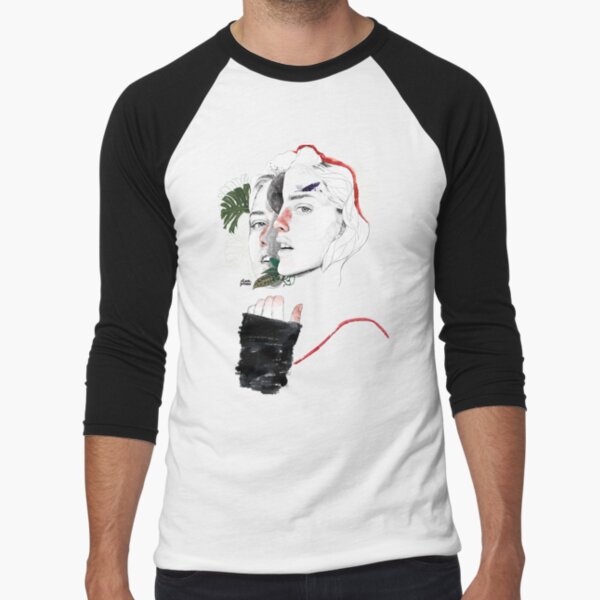 CELLULAR DIVISION II by elena garnu Baseball ¾ Sleeve T-Shirt