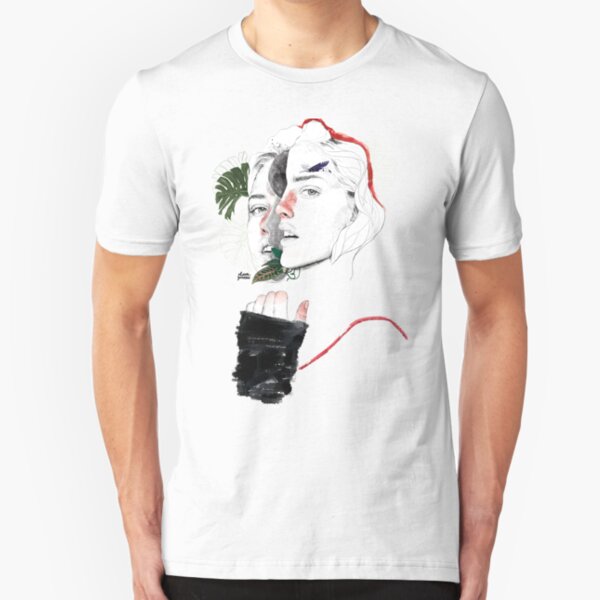 CELLULAR DIVISION II by elena garnu Slim Fit T-Shirt