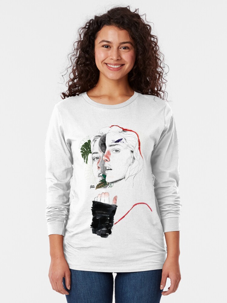 Vista alternativa de Camiseta de manga larga DIVISIÓN CELULAR II by elena garnu