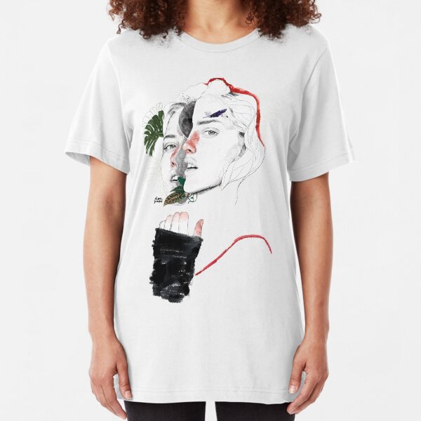 CELLULAR DIVISION II by elena garnu Slim Fit T-Shirt