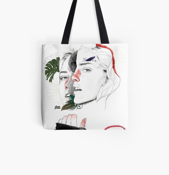 CELLULAR DIVISION II by elena garnu All Over Print Tote Bag