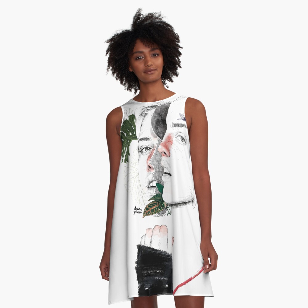 CELLULAR DIVISION II by elena garnu A-Line Dress