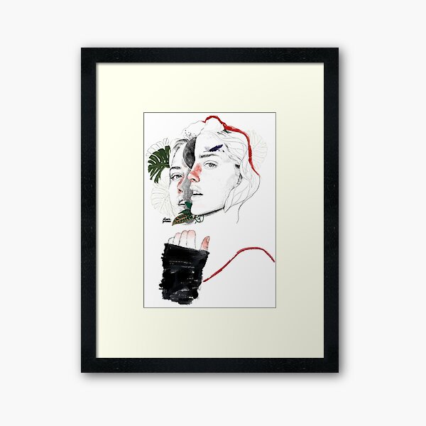 CELLULAR DIVISION II by elena garnu Framed Art Print