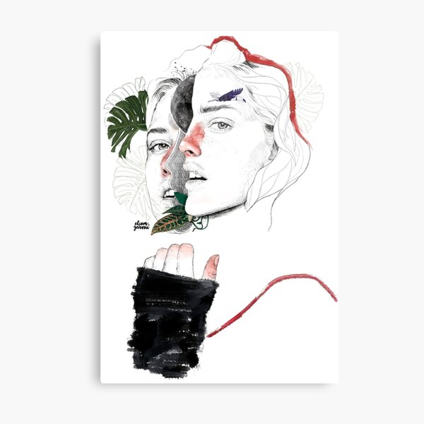 CELLULAR DIVISION II by elena garnu Metal Print