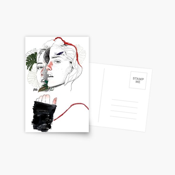 CELLULAR DIVISION II by elena garnu Postcard