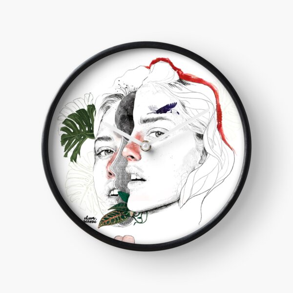 CELLULAR DIVISION II by elena garnu Clock