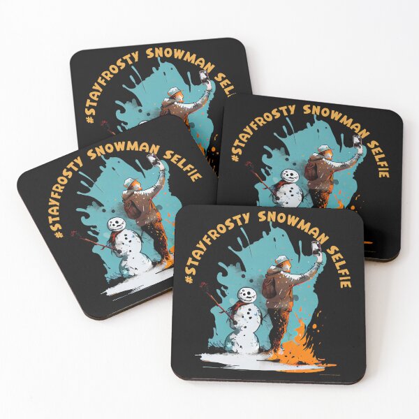 Item preview, #StayFrosty, Snowman Selfie (Trend) designed and sold by David Apricot.
