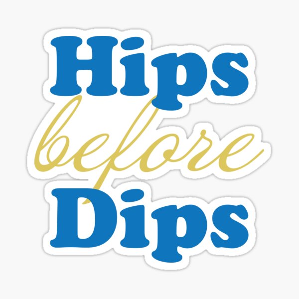 Hip Dips Sticker for Sale by StudioTsuki