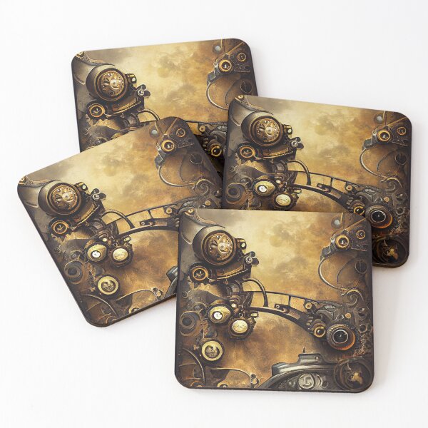 Item preview, Steampunk Scene Abstract designed and sold by BySpinny.