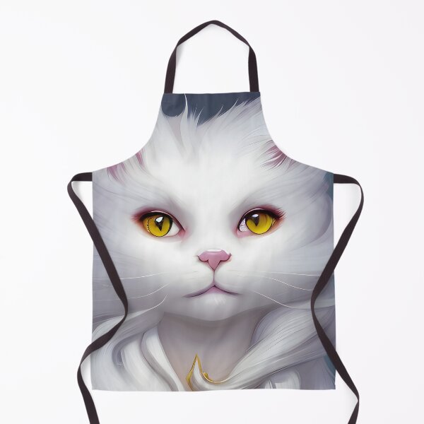 Item preview, Gato blanco - Arte digital moderno designed and sold by Ai-michiart.