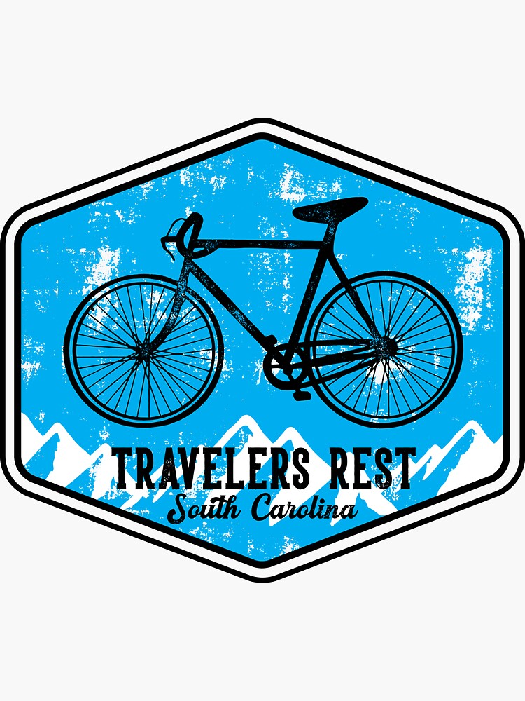 Thumbnail 3 of 3, Sticker, Travelers Rest South Carolina Tourist Souvenir designed and sold by carolinafound.