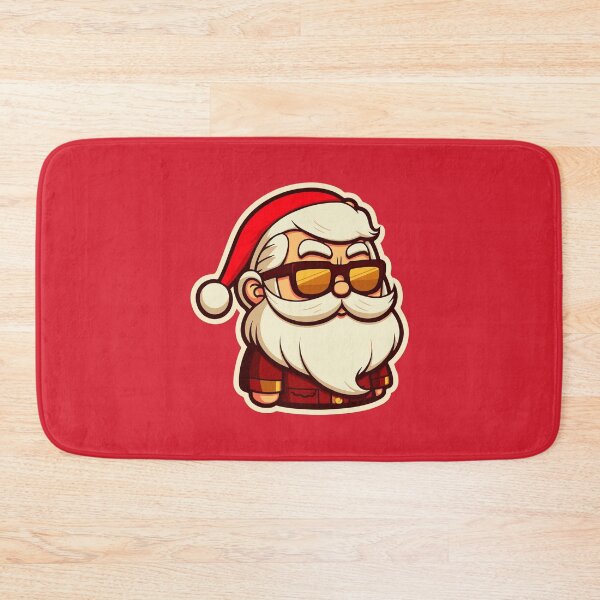 Item preview, Cool Santa Claus Wearing Sunglasses || Vector Art Christmas Sticker designed and sold by MadSwellDesigns.