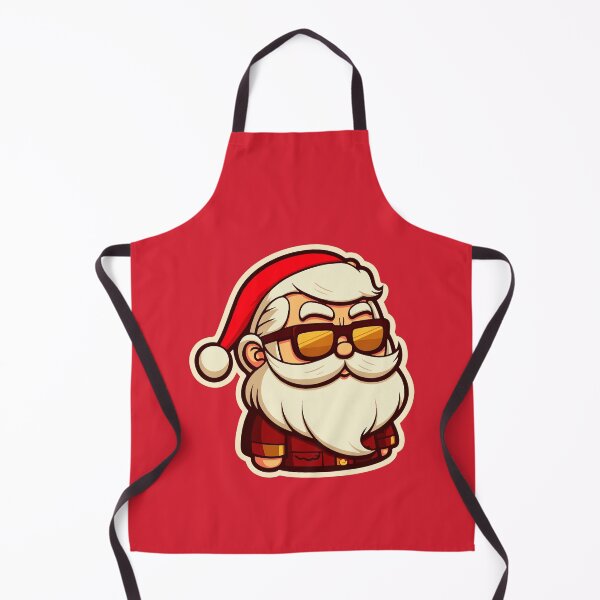 Item preview, Cool Santa Claus Wearing Sunglasses || Vector Art Christmas Sticker designed and sold by MadSwellDesigns.