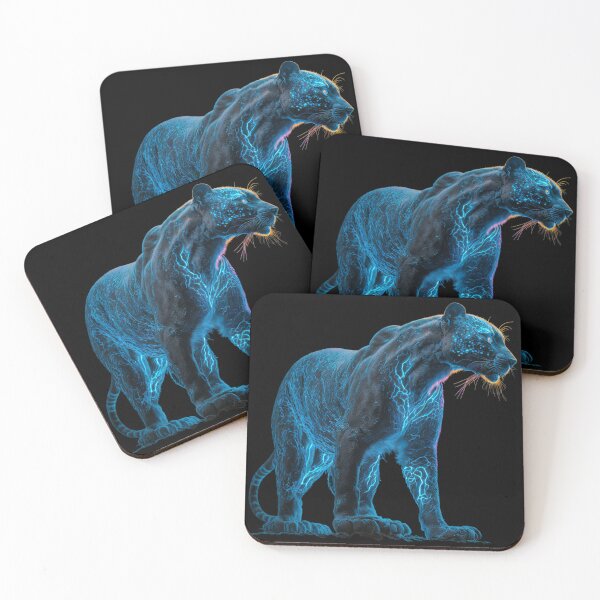 Item preview,  Majestic black jaguar designed and sold by ai1art.
