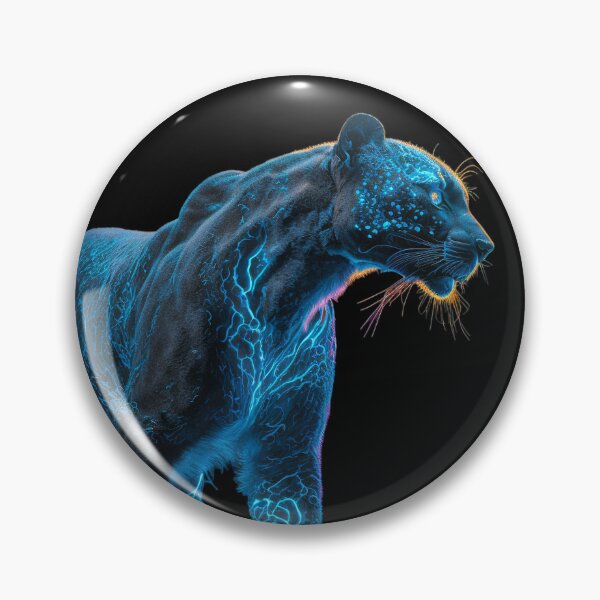 Item preview,  Majestic black jaguar designed and sold by ai1art.