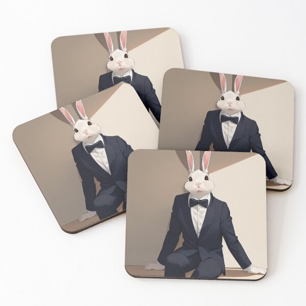 Item preview, Tuxedo Rabbit Sitting designed and sold by BAYFAIRE.