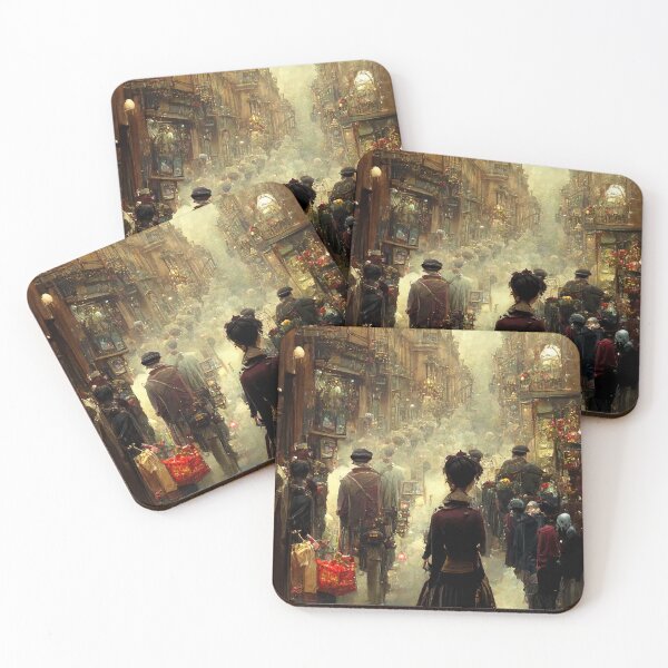 Item preview, Steampunk Street Scene designed and sold by BySpinny.