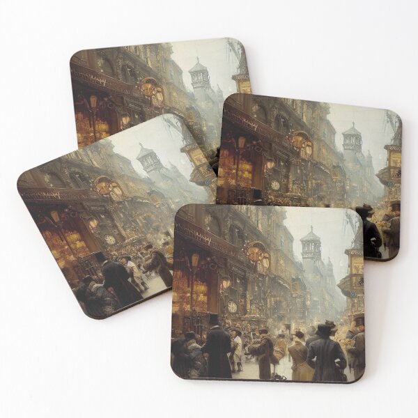 Item preview, Steampunk Street Scene designed and sold by BySpinny.