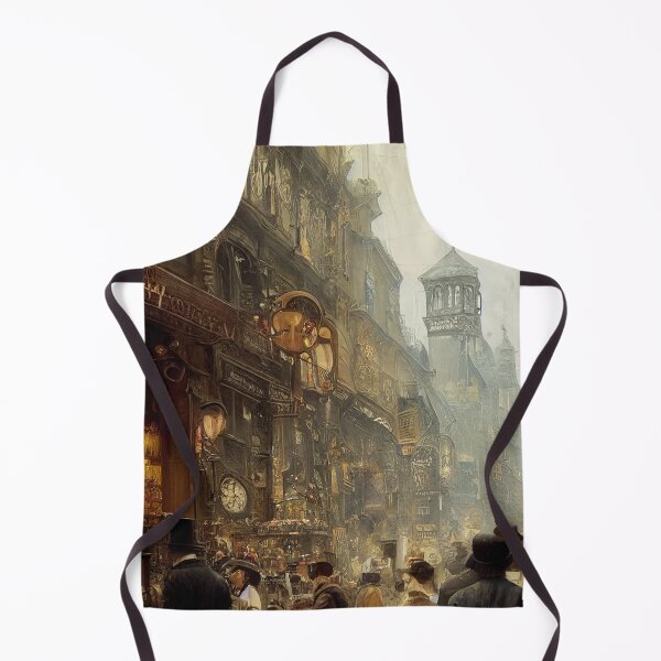 Item preview, Steampunk Street Scene designed and sold by BySpinny.