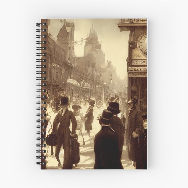 Item preview, Steampunk Street Scene designed and sold by BySpinny.