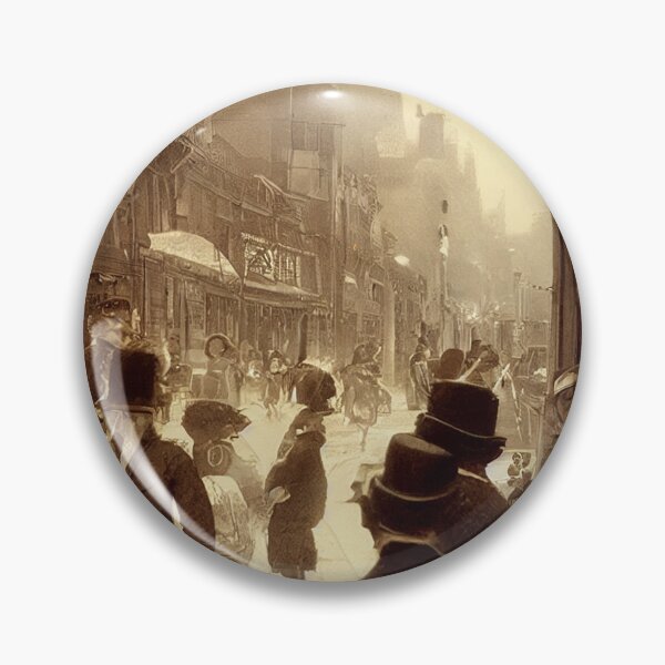 Item preview, Steampunk Street Scene designed and sold by BySpinny.