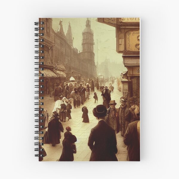 Item preview, Steampunk Street Scene designed and sold by BySpinny.
