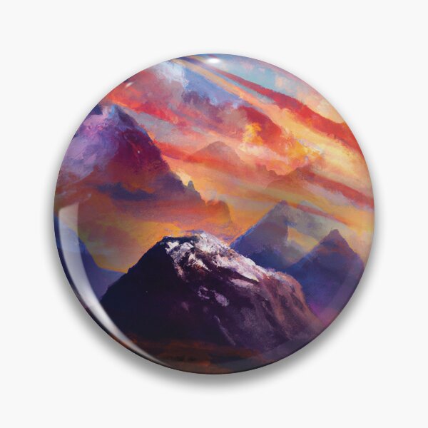 Item preview, Mountain Sunset Dreamlike Landscape designed and sold by Reconocer.