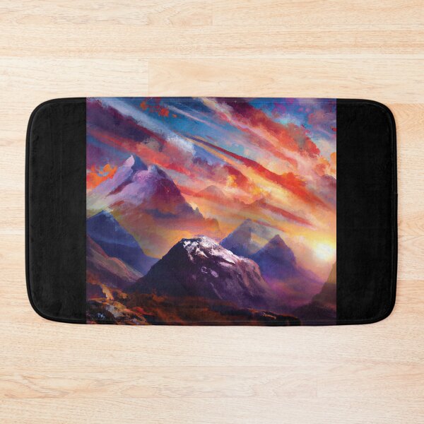 Item preview, Mountain Sunset Dreamlike Landscape designed and sold by Reconocer.