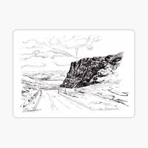 Item preview, The bealach. pen & ink designed and sold by balnacra.