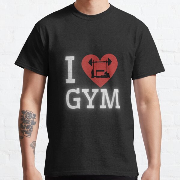 I Heart (Love) Fitness Gym Workout Cardio Lifting Running Premium T-Shirt