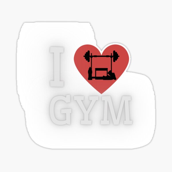 I love Gym Sticker