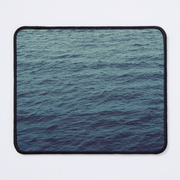 Item preview, Blue sea water with waves background. Pool water with sun reflections. Dark sea wave. designed and sold by Kizuneko.