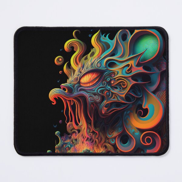 Item preview, Colorful Melting Monster | Psychedelic Art designed and sold by Trippinink-.