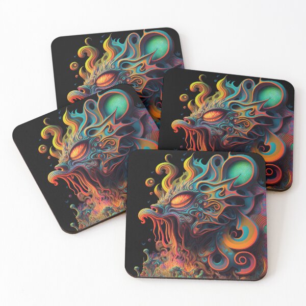 Item preview, Colorful Melting Monster | Psychedelic Art designed and sold by Trippinink-.