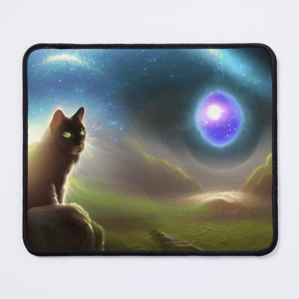 Item preview, A Cat looking at the magical universe designed and sold by Passacagliabusra.