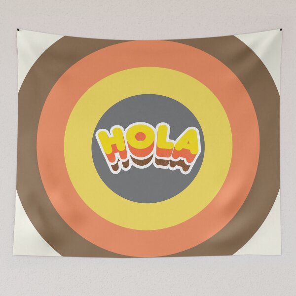 Item preview, Hola | Retro Curve designed and sold by retroready.